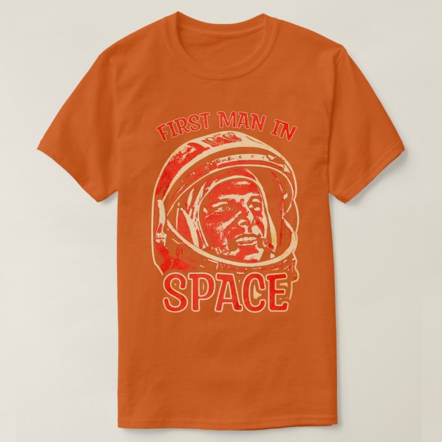 T-shirt Youri Gagarin Premier homme dans l'espace (Design devant)