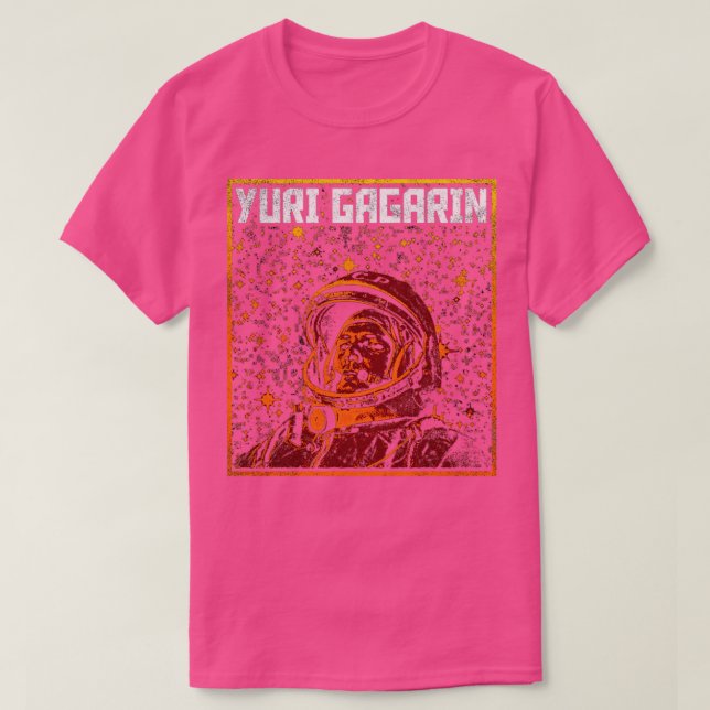 T-shirt Youri Gagarine astronaute cosmonaute soviétique2 (Design devant)
