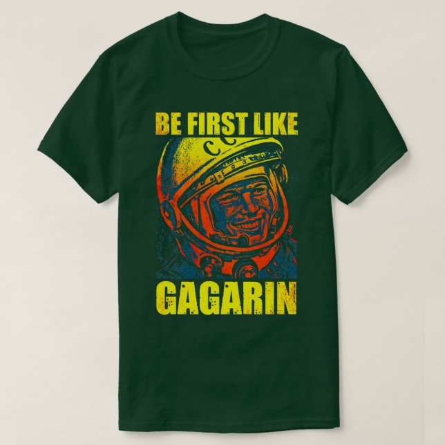 T-shirt Youri Gagarine astronaute cosmonaute soviétique 10 (Design devant)