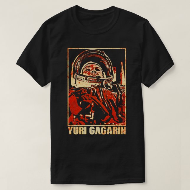 T-shirt Youri Gagarine astronaute soviétique 2 (Design devant)