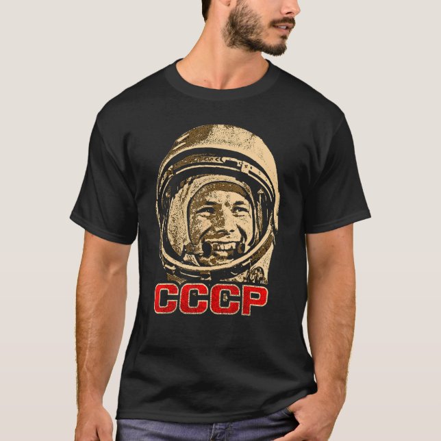 T-shirt Youri Gagarine Cosmonaute astronaute spatial Union (Devant)