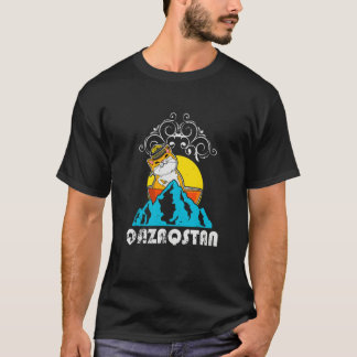 T-shirt Yourte République du Kazakhstan Qazaqstan drapeau