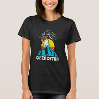 T-shirt Yourte République du Kazakhstan Qazaqstan drapeau