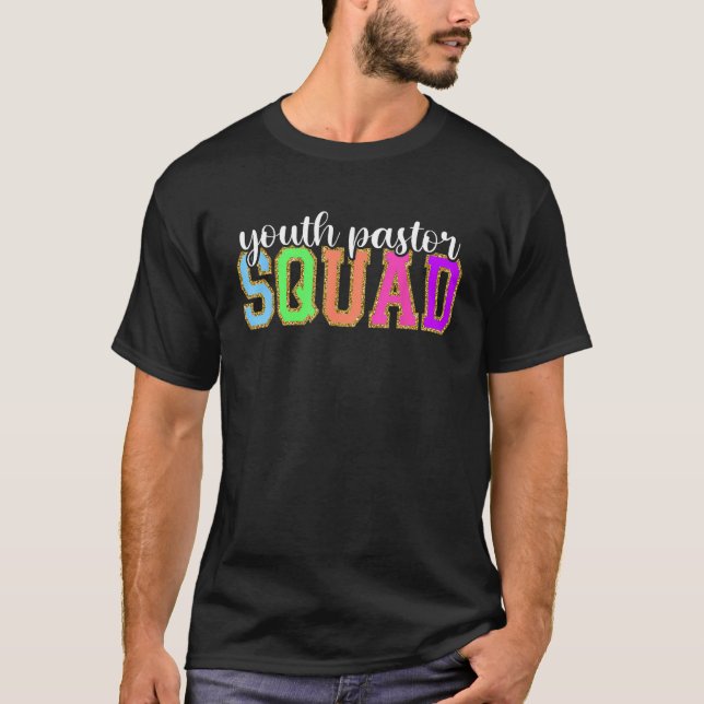 T-shirt Youth Pastor Squad  Back to School Worker Apprecia (Devant)
