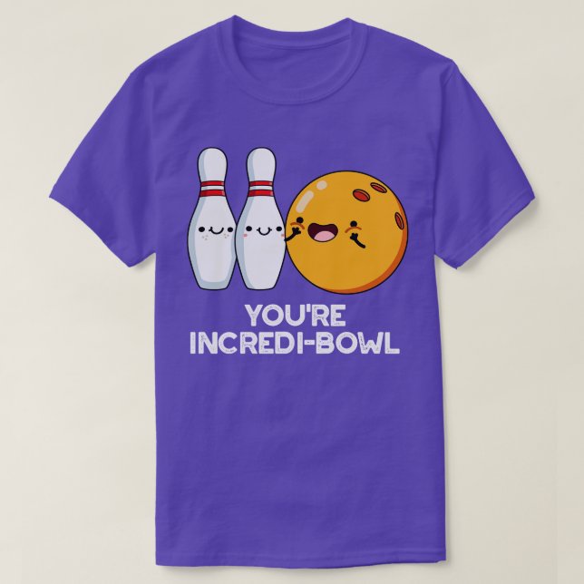 T-shirt Youtube Incredibowl Cute Bowling Pun 1 (Design devant)