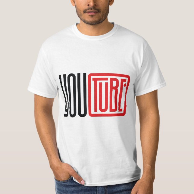 T-shirt YouTube-Inspired Logo Design – Graphic Tee for Cre (Devant)