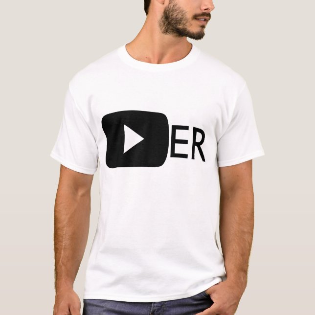 T-shirt Youtuber (Devant)
