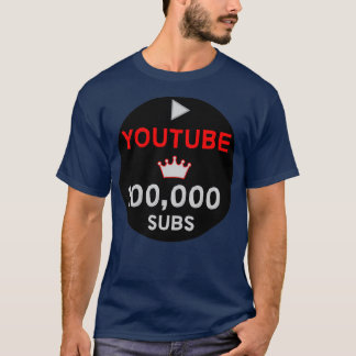 T-shirt YouTuber Milestone Dons YouTuber Vlogger Silver A