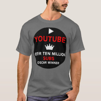 T-shirt YouTuber Milestone Dons YouTuber Vlogger Silver A