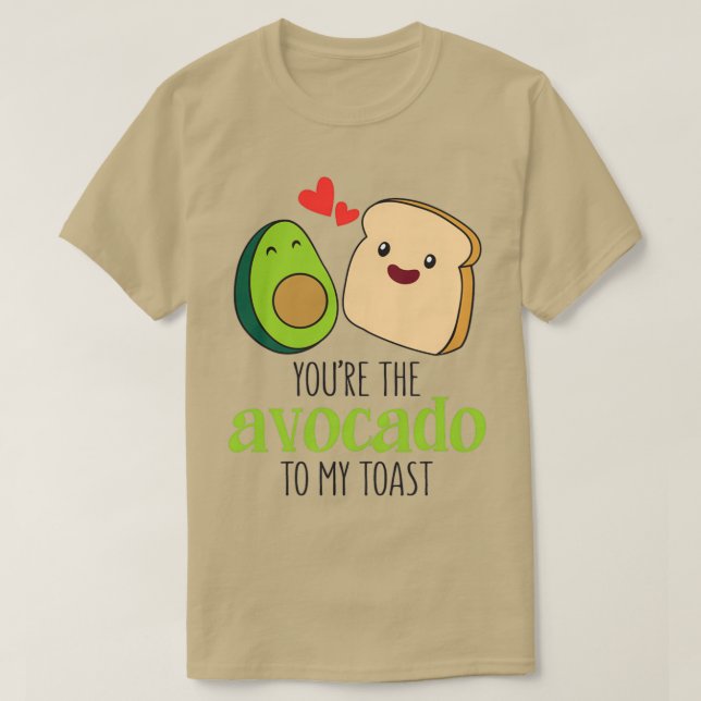 T-shirt youx27re l'avocat à mon toast 3 (Design devant)