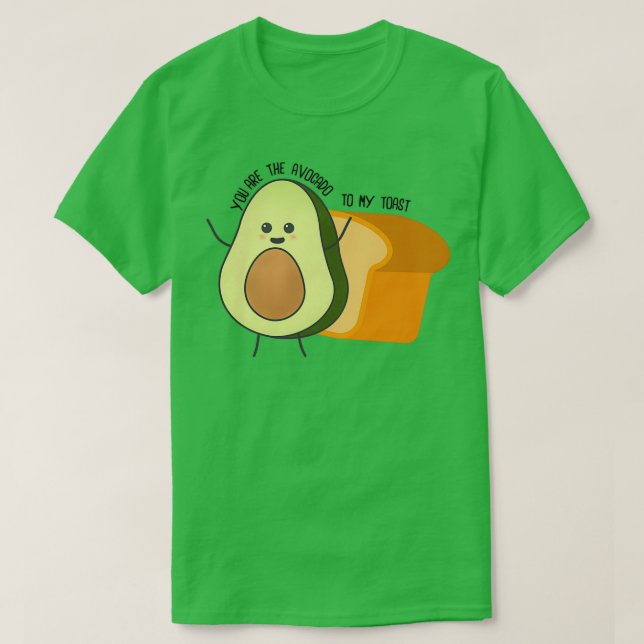 T-shirt Youx27re l'avocat à mon toast 7 (Design devant)