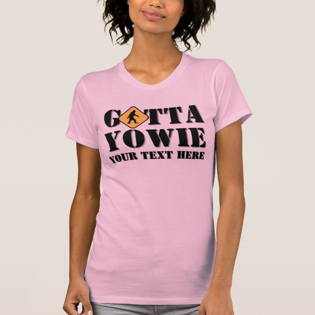 T-shirt Yowie bigfoot australien (Devant)