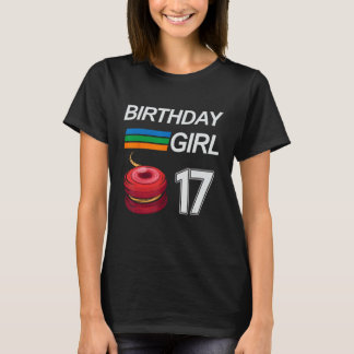 T-shirt YOYO 17 Anniversaire Pour Filles Enfants YOYO