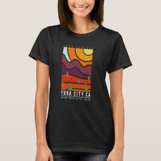 T-shirt Yuba City Californie Cool Désert Voyage Souvenir Y