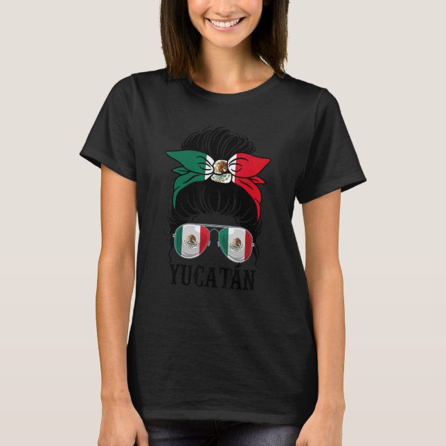T-shirt Yucatan Mexico Pride Mexican Flag State (Devant)