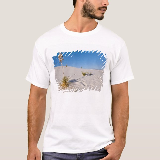 T-shirt Yucca elata, ombre longue, dunes transversales (Devant)