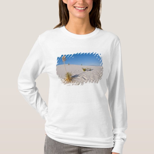 T-shirt Yucca eléphantipède, ombre longue, dunes transvers (Devant)