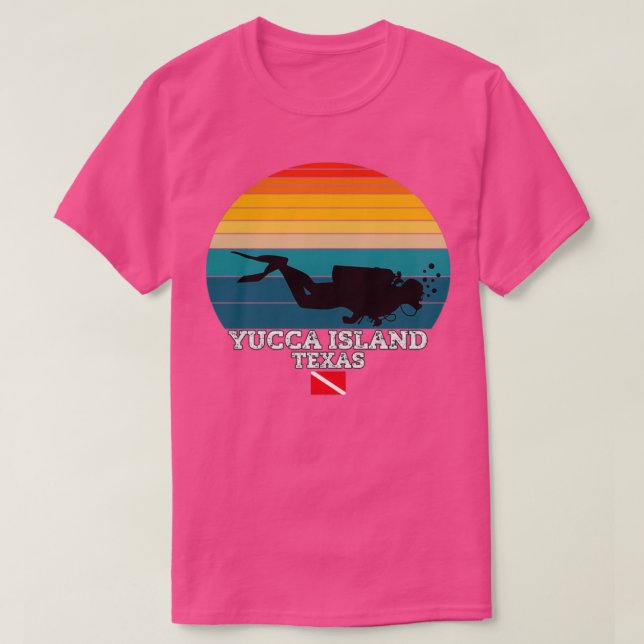 T-shirt Yucca Island US Island Plongée (Design devant)