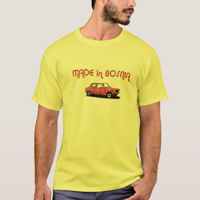 T-shirt Yugo a fait en Bosnie (Devant)
