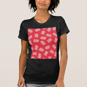 T-shirt Yukata Textile japonais, Maneki Neko (Chat chanceu