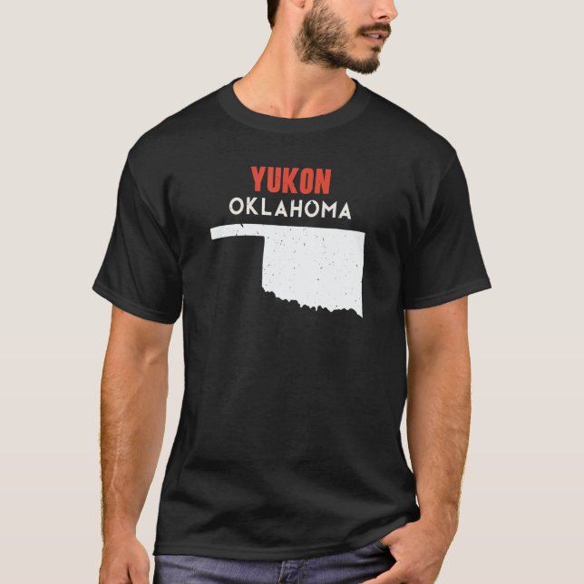 T-shirt Yukon USA State America Travel Oklahoman (Devant)