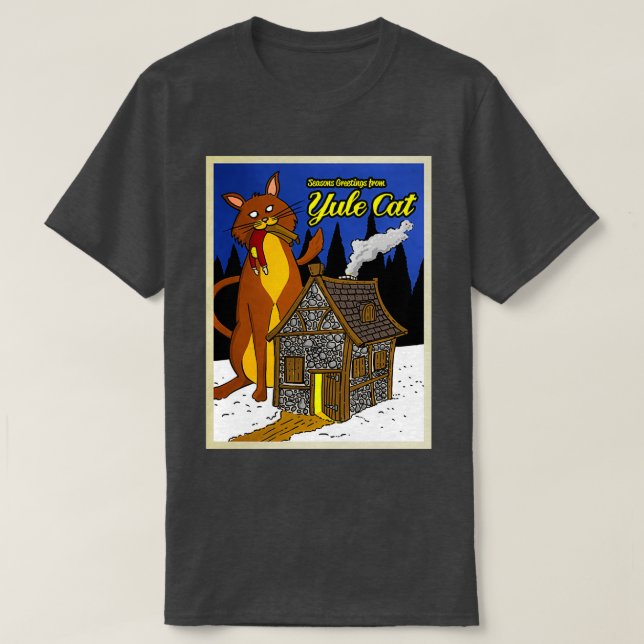 T-shirt Yule Cat (Design devant)