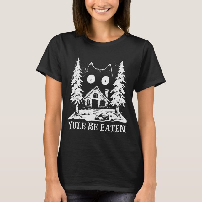 T-shirt Yule Cat For Men Women Girls Kids  (Devant)