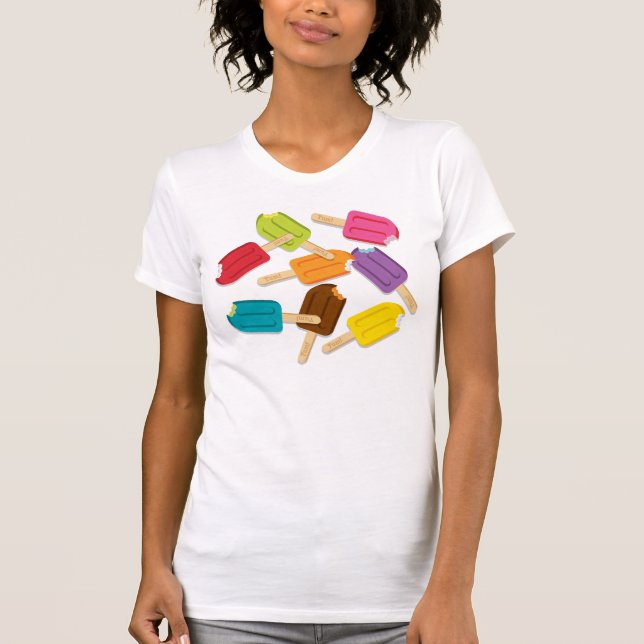 T-shirt Yum ! Réservoir de dames de Popsicle (Devant)