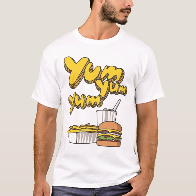 T-shirt Yum Yum Yum (Devant)