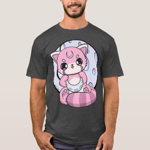 T-shirt Yume Kawaii Red Panda Moon Fairy Kei Harajuku Nugo