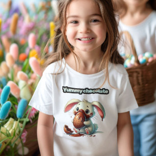 T-shirt Yummy Chocolate Oeuf de Pâques