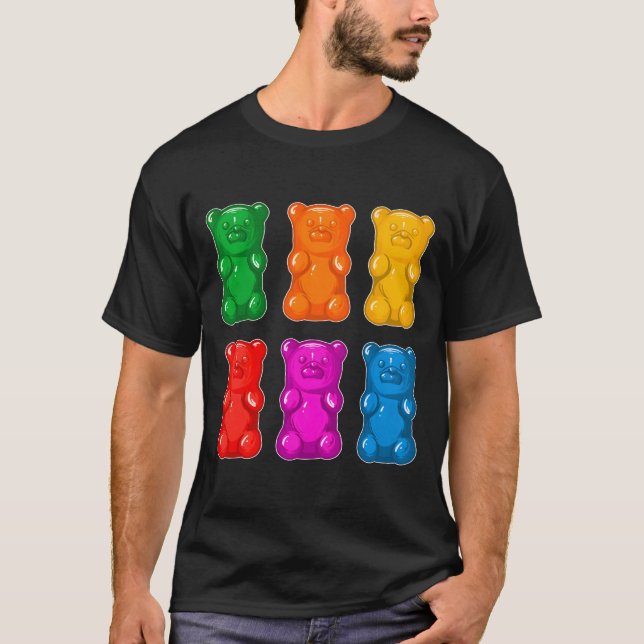 T-shirt Yummy Gummy Bears (Devant)