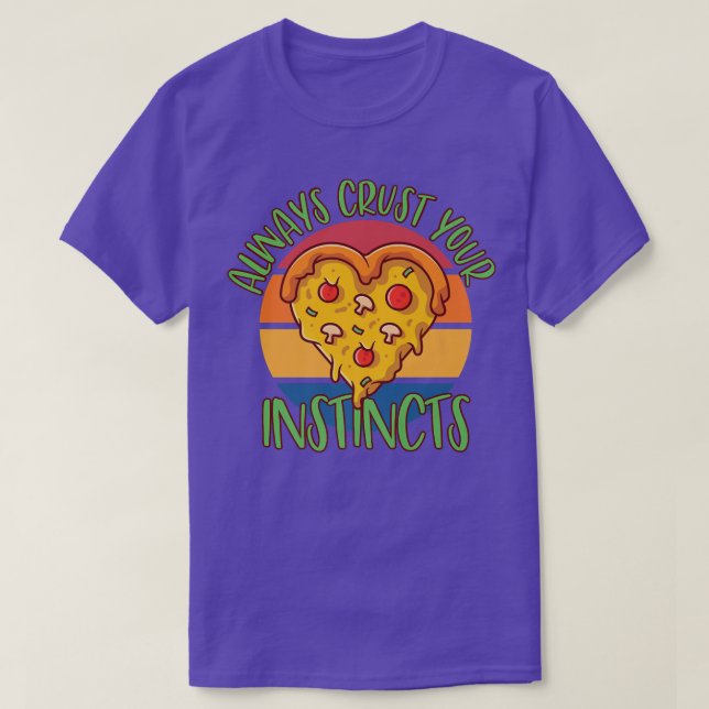 T-shirt Yummy pizza tarte snacks mozzarella fromage savour (Design devant)