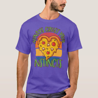 T-shirt Yummy pizza tarte snacks mozzarella fromage savour