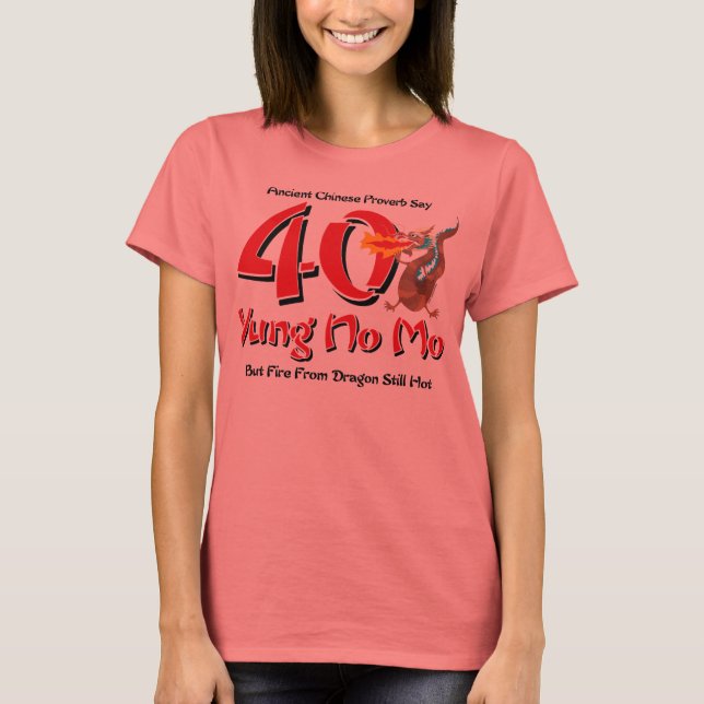 T-shirt Yung No Mo 40e anniversaire (Devant)