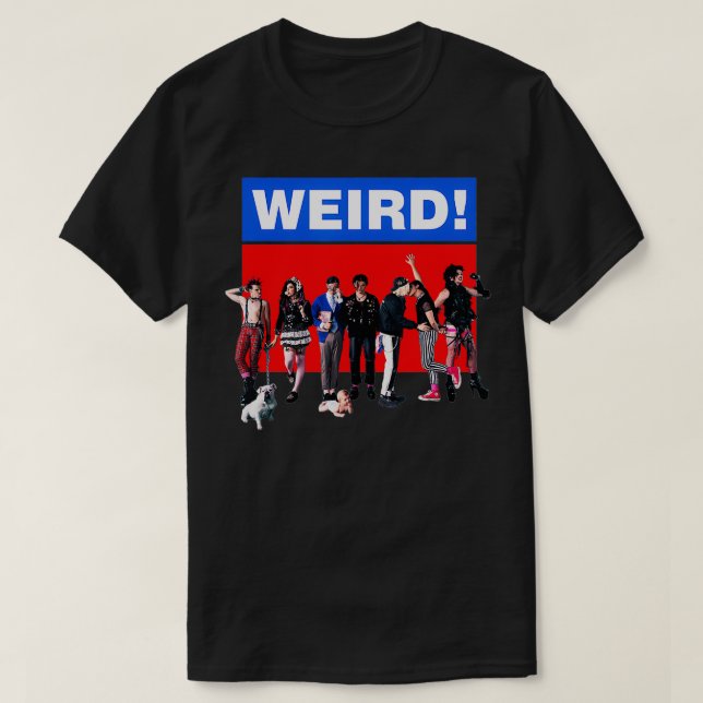 T-shirt Yungblud officiel Weird White  (Design devant)