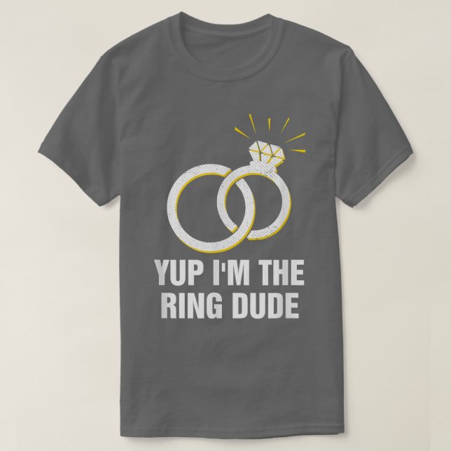T-shirt Yup Im'S Ring Dude Petite Bague Ourson Bague (Design devant)