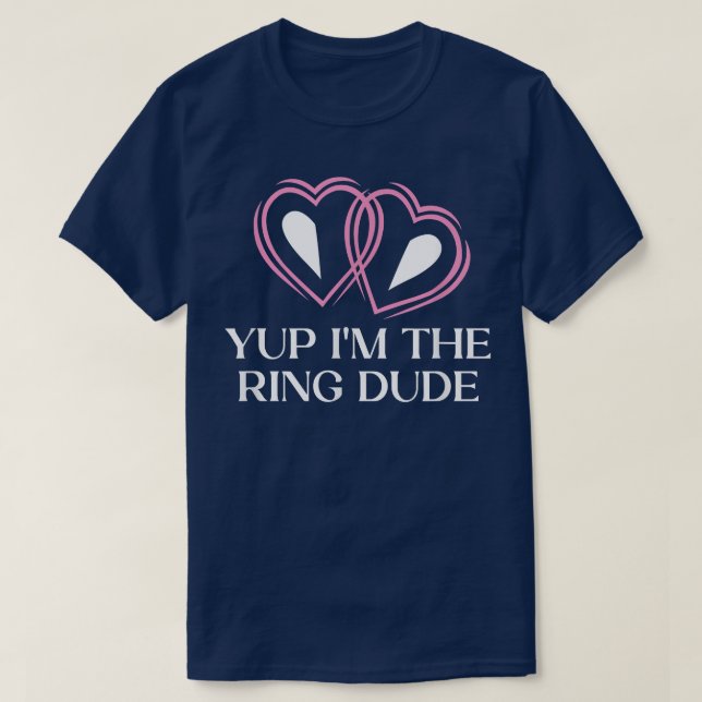 T-shirt Yup Im'S Ring Dude Petite Bague Ourson Bague (Design devant)