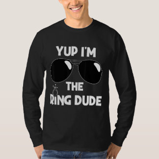 T-shirt Yup Je suis le Ring Dude Ring Bearer Mariage Ring 