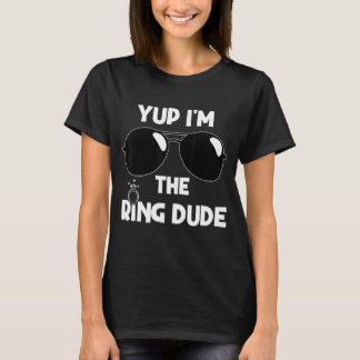 T-shirt Yup Je suis le Ring Dude Ring Bearer Mariage Ring 