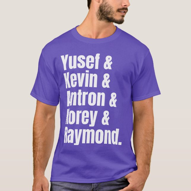 T-shirt Yusef Kevin Antron fille des Central Park Five (Devant)