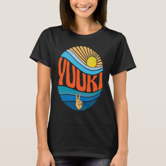 T-shirt Yuuki Coucher de soleil vintage Yuuki Tie Dye Gro