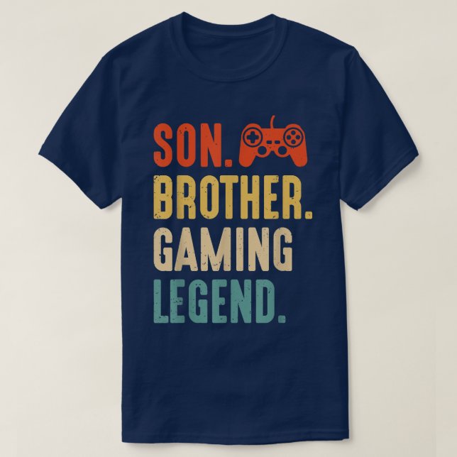T-shirt Yy5V Retro Vidéo Légende du jeu Lover Brother  (Design devant)