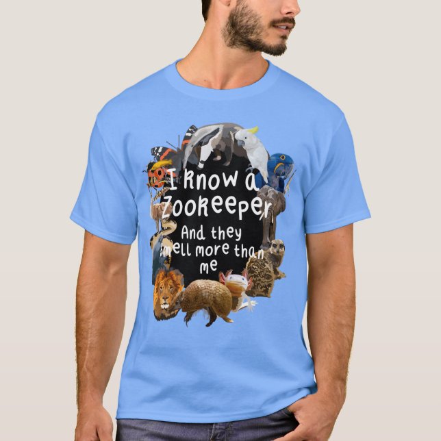 T-shirt Z est pour le soigneur de zoo (Devant)