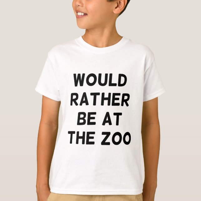 T-shirt Z est pour Zoo (Devant)