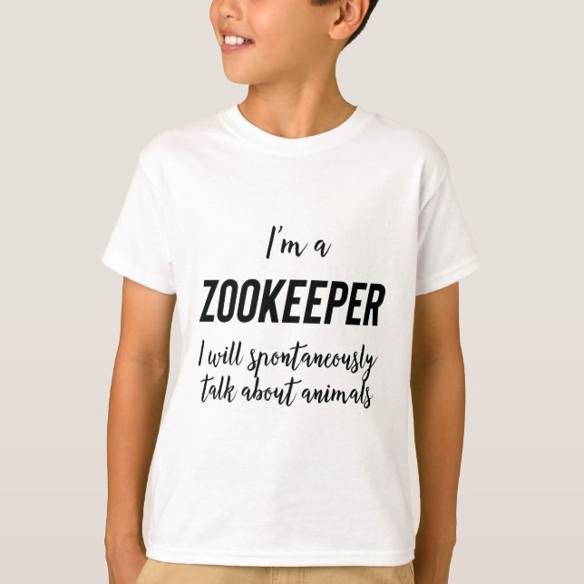 T-shirt Z est pour Zookeeper (Devant)