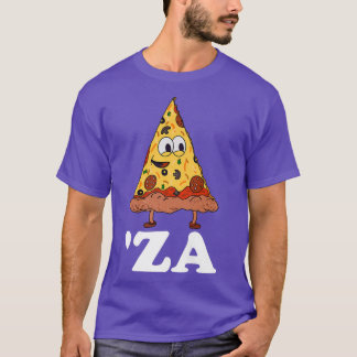 T-shirt Za Pizza Slang za Drôle Morceau De Pizza Abbreviat