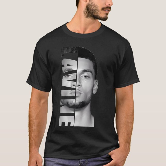 T-shirt Zach Lavine - Blanc noir (Devant)