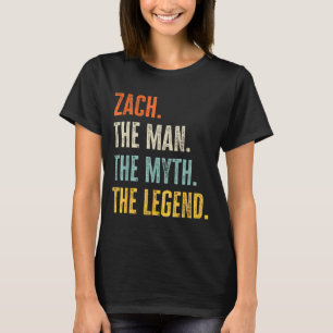 T-shirt Zach le , homme mythe légende, Nom drôle Zach