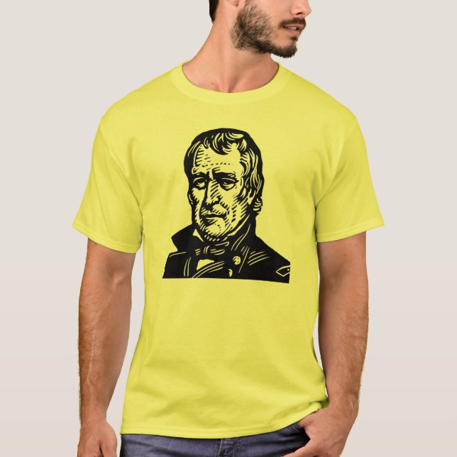T-shirt Zachary Taylor "12" pièce en t (Devant)